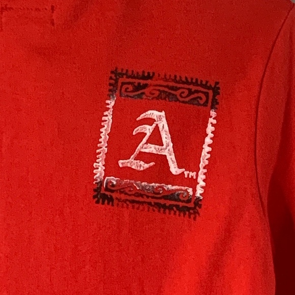 Arkansas Razorbacks Women's Jacket Small Full Zip Mock Collar Bling Made in USA - Picture 8 of 13